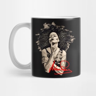 Diana ross - Black sketch Mug